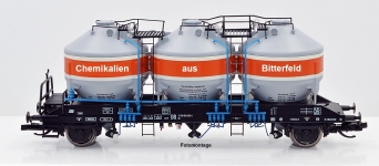 NPE Modellbau NW52103 - TT - Silowgagen Zk Chemiekalien aus Bitterfeld, DR, Ep. IV